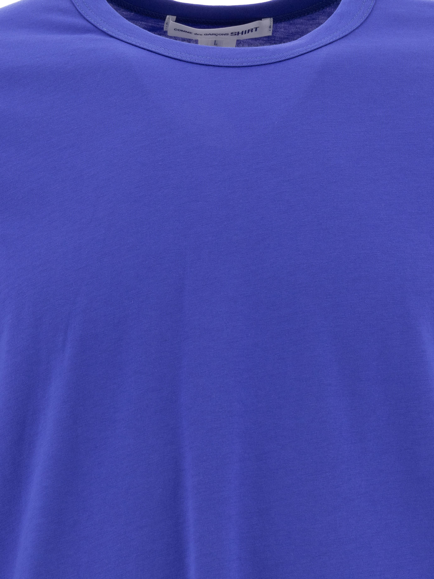 COMME DES GARçONS SHIRT Blue Cotton t-shirt